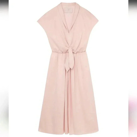 Gal Meets Glam Pink Midi Dress - Picture 1 of 15